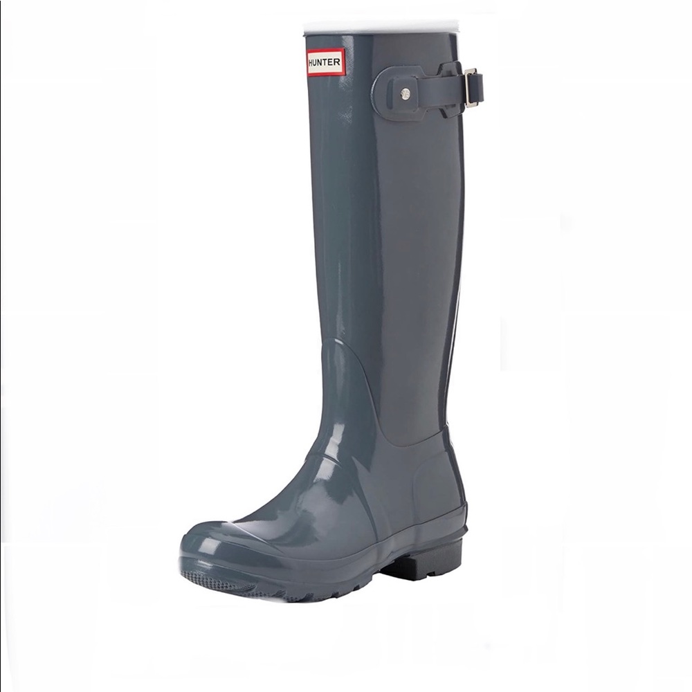 Graphite hunter rain boots